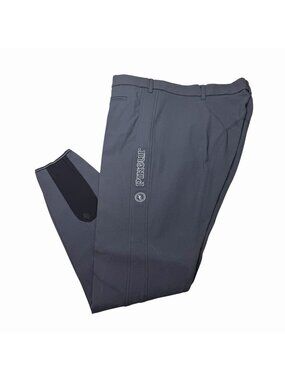 Pikeur Prisca Grip Knee Breeches Gray Equestrian Pants Women’s Size 34